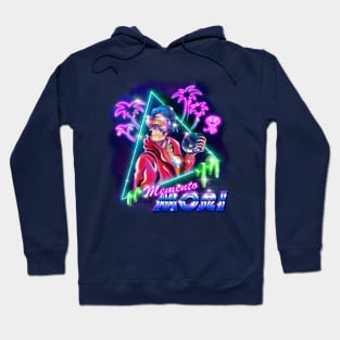 Memento Mori Retro Synthwave Hoodie